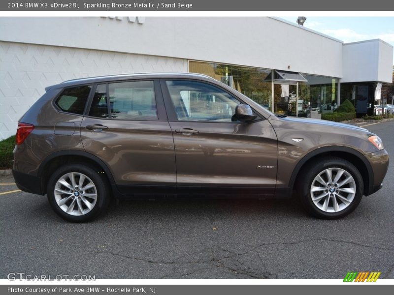  2014 X3 xDrive28i Sparkling Bronze Metallic