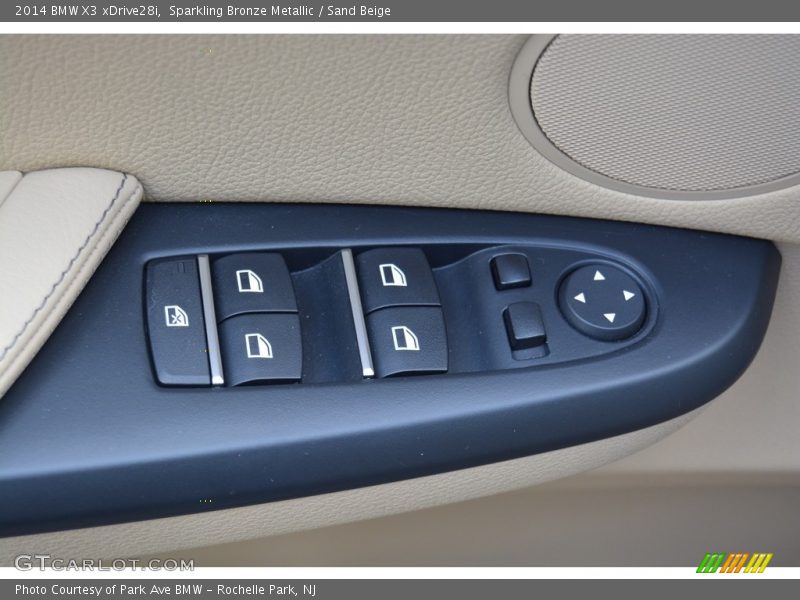 Sparkling Bronze Metallic / Sand Beige 2014 BMW X3 xDrive28i