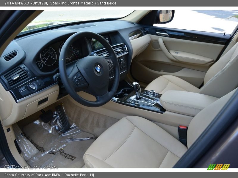  2014 X3 xDrive28i Sand Beige Interior