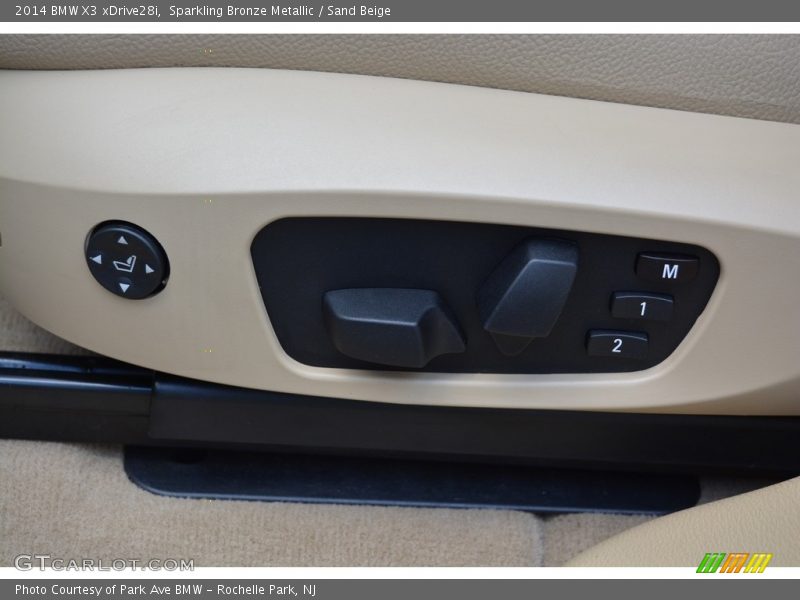Sparkling Bronze Metallic / Sand Beige 2014 BMW X3 xDrive28i