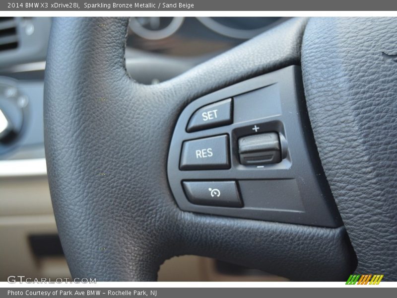 Sparkling Bronze Metallic / Sand Beige 2014 BMW X3 xDrive28i