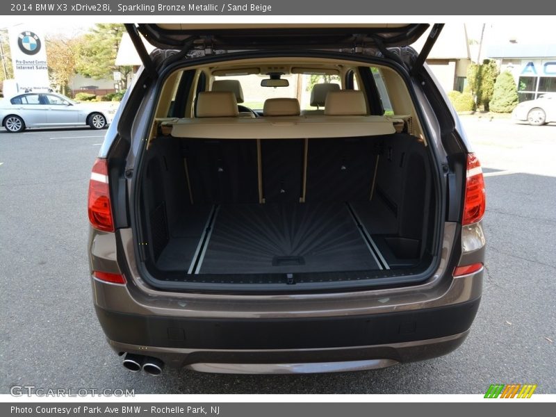 Sparkling Bronze Metallic / Sand Beige 2014 BMW X3 xDrive28i