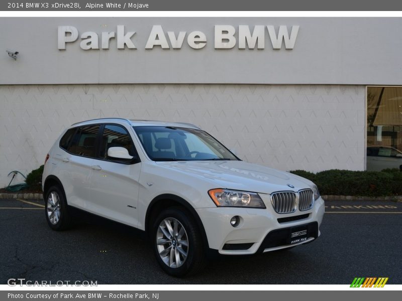 Alpine White / Mojave 2014 BMW X3 xDrive28i