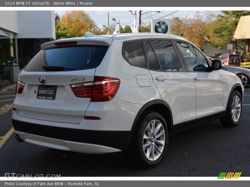 Alpine White / Mojave 2014 BMW X3 xDrive28i