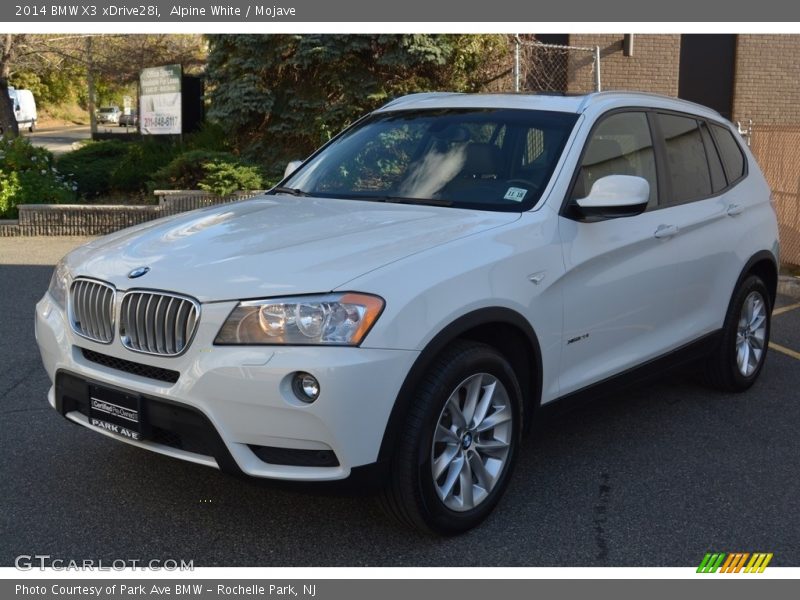 Alpine White / Mojave 2014 BMW X3 xDrive28i