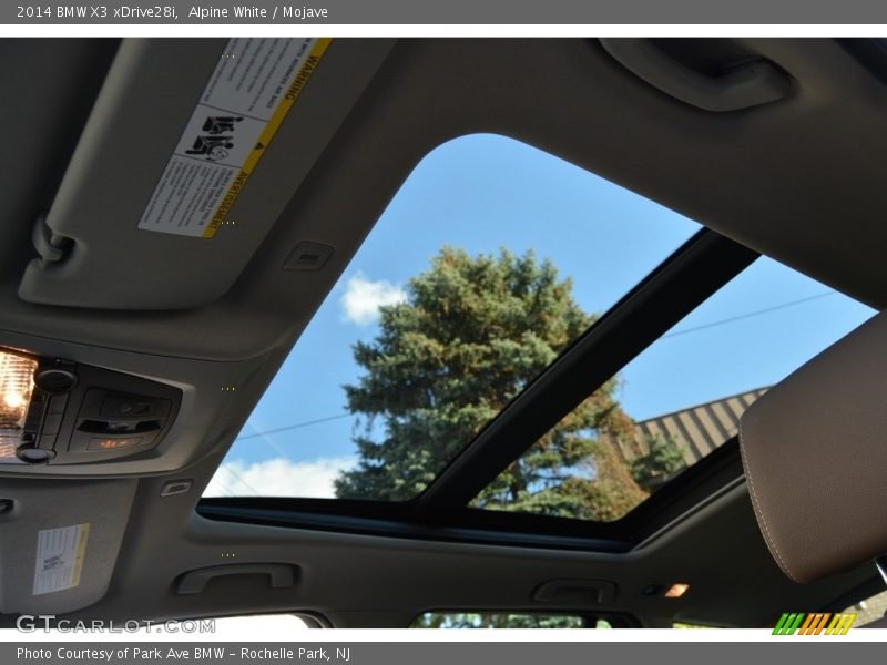 Alpine White / Mojave 2014 BMW X3 xDrive28i