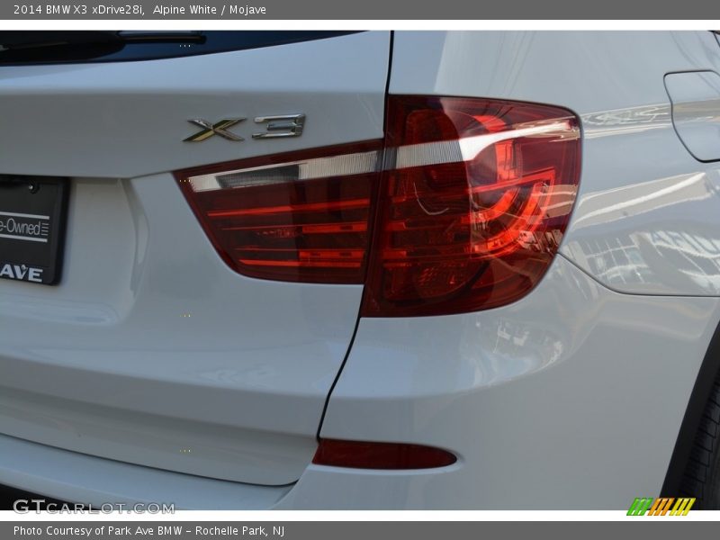 Alpine White / Mojave 2014 BMW X3 xDrive28i