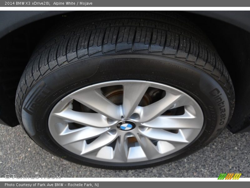 Alpine White / Mojave 2014 BMW X3 xDrive28i