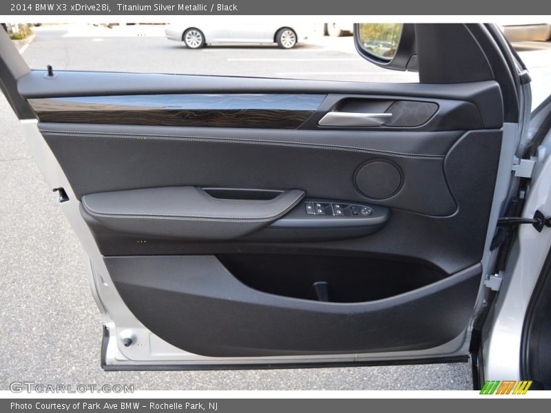 Titanium Silver Metallic / Black 2014 BMW X3 xDrive28i