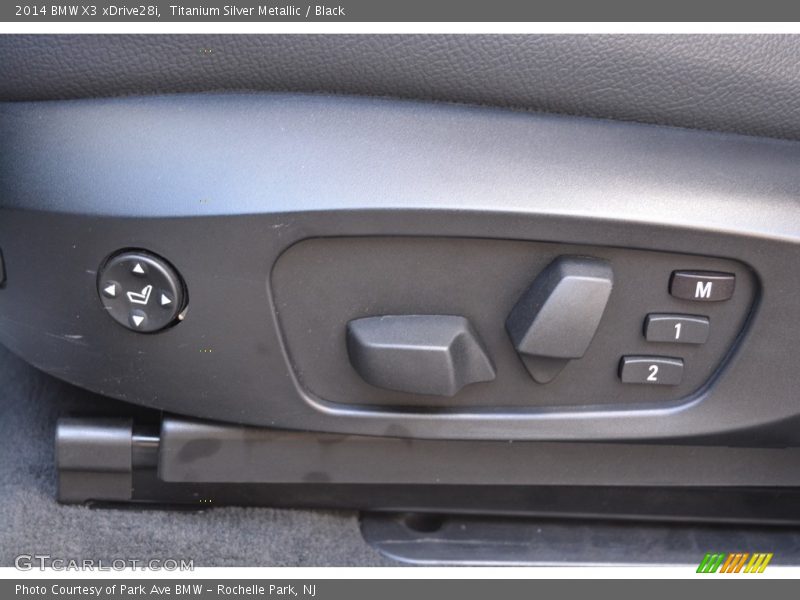 Titanium Silver Metallic / Black 2014 BMW X3 xDrive28i