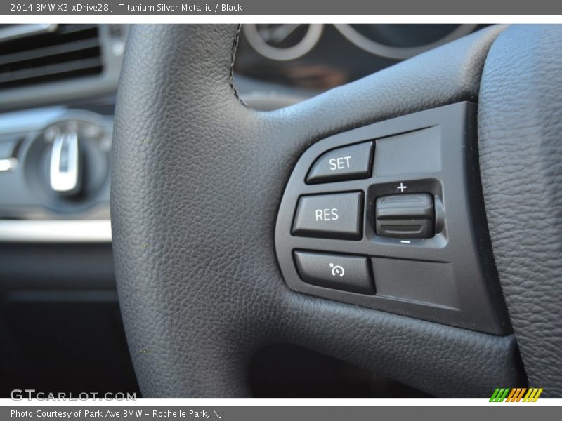 Titanium Silver Metallic / Black 2014 BMW X3 xDrive28i