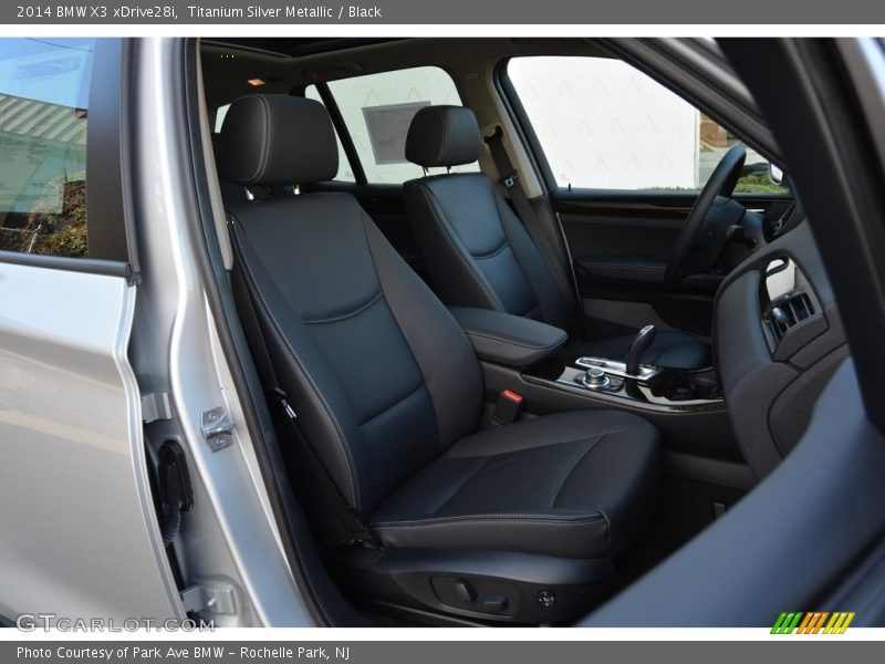 Titanium Silver Metallic / Black 2014 BMW X3 xDrive28i