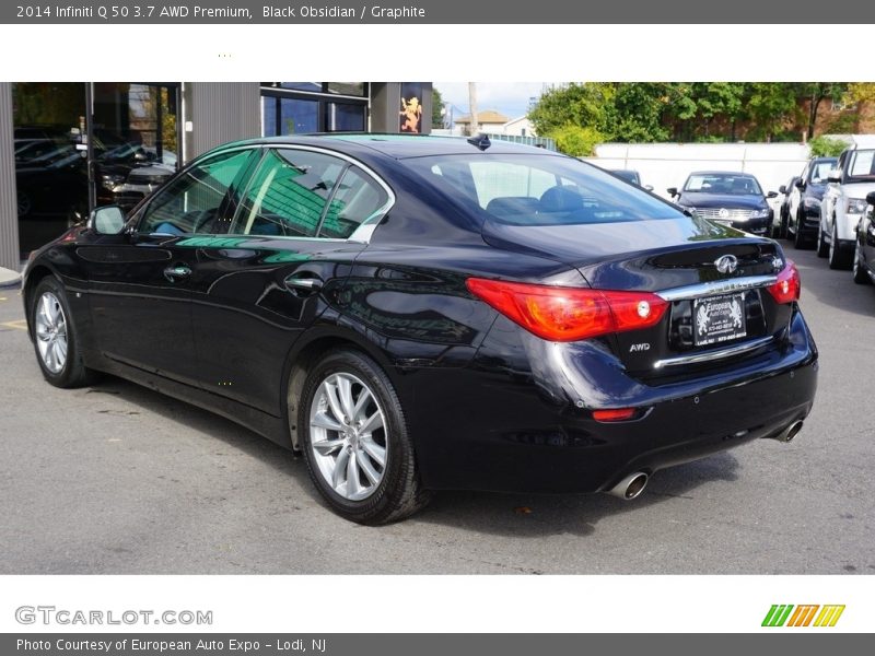 Black Obsidian / Graphite 2014 Infiniti Q 50 3.7 AWD Premium
