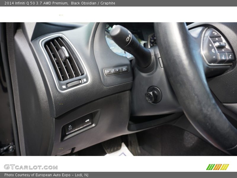 Black Obsidian / Graphite 2014 Infiniti Q 50 3.7 AWD Premium