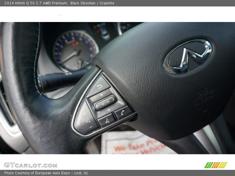 Black Obsidian / Graphite 2014 Infiniti Q 50 3.7 AWD Premium