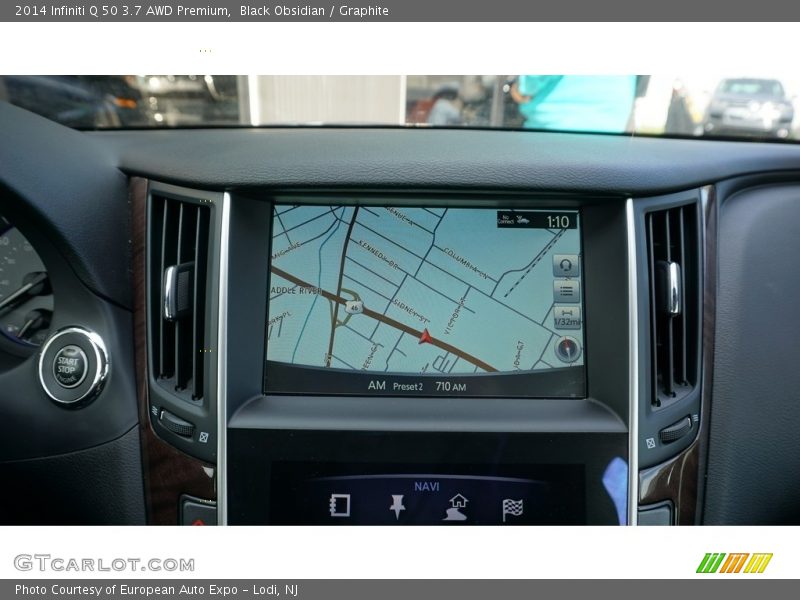 Black Obsidian / Graphite 2014 Infiniti Q 50 3.7 AWD Premium