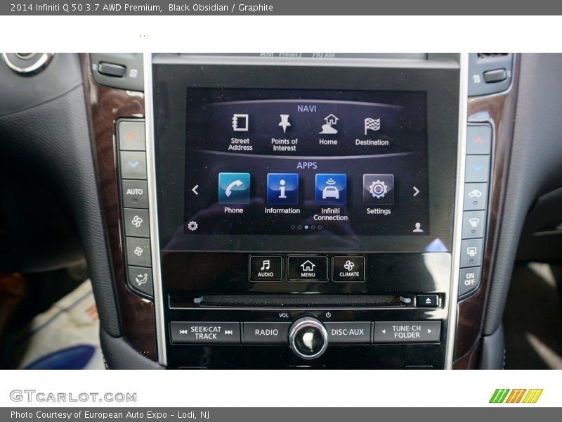 Black Obsidian / Graphite 2014 Infiniti Q 50 3.7 AWD Premium