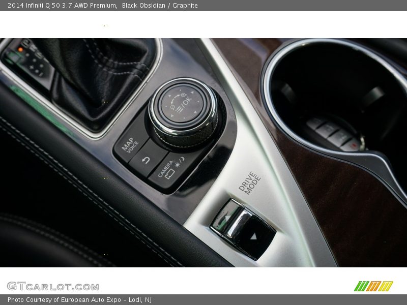 Black Obsidian / Graphite 2014 Infiniti Q 50 3.7 AWD Premium