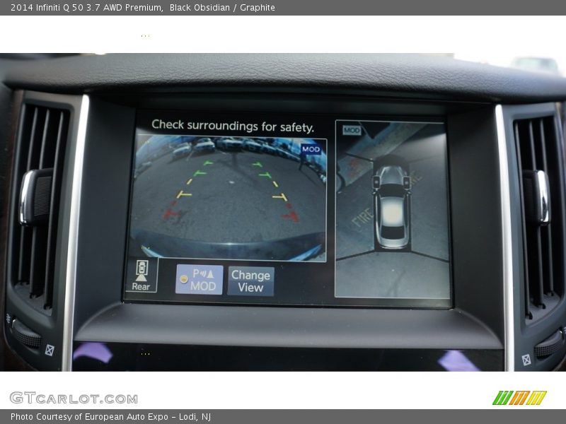 Black Obsidian / Graphite 2014 Infiniti Q 50 3.7 AWD Premium