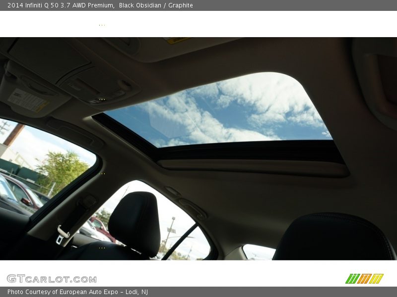 Black Obsidian / Graphite 2014 Infiniti Q 50 3.7 AWD Premium