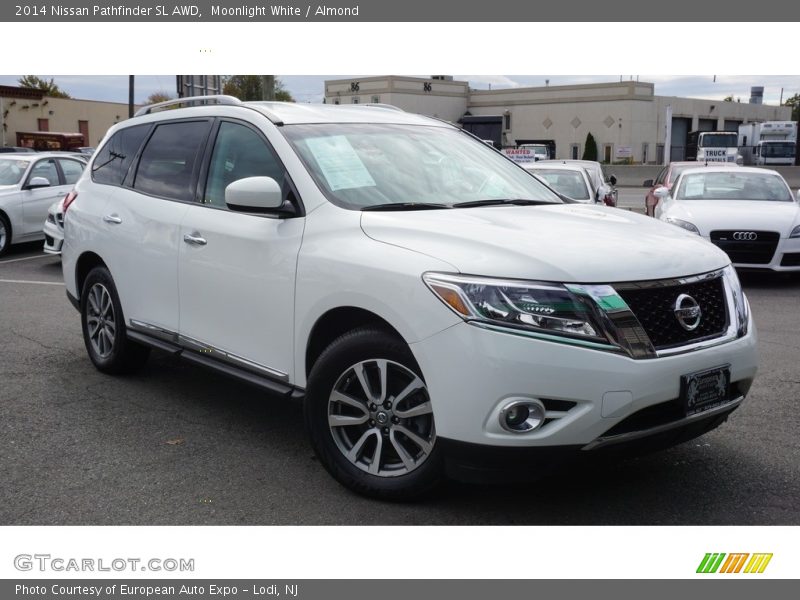 Moonlight White / Almond 2014 Nissan Pathfinder SL AWD