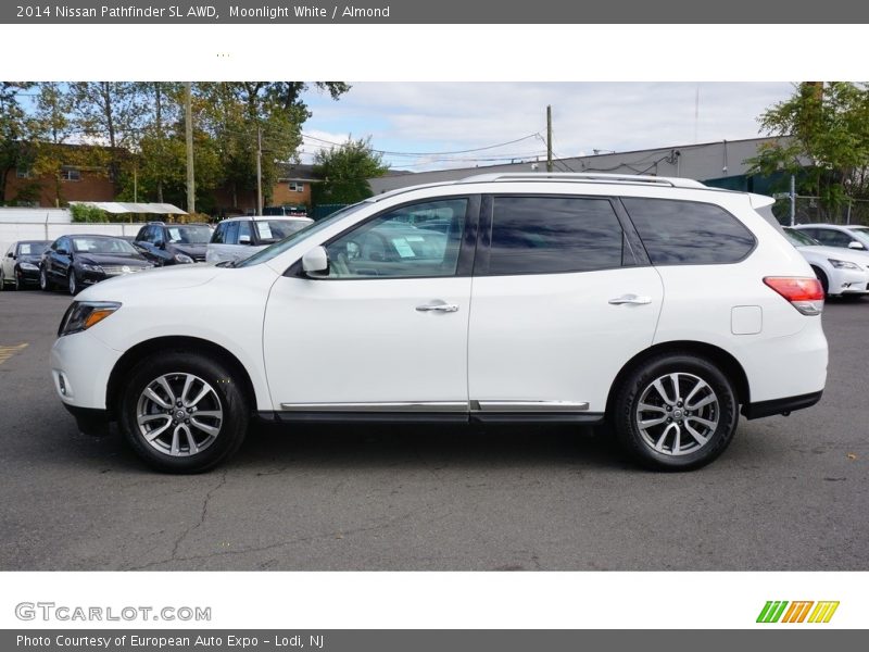 Moonlight White / Almond 2014 Nissan Pathfinder SL AWD