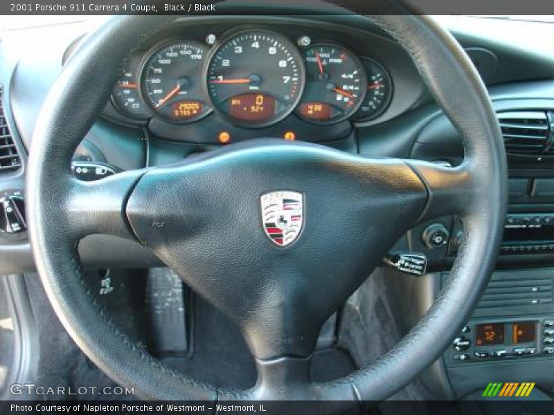 Black / Black 2001 Porsche 911 Carrera 4 Coupe