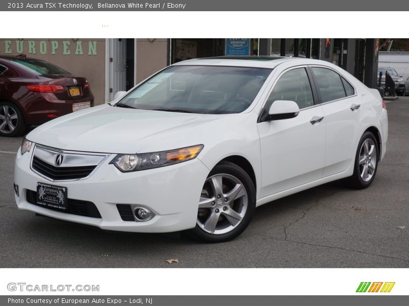 Bellanova White Pearl / Ebony 2013 Acura TSX Technology
