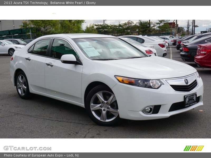 Bellanova White Pearl / Ebony 2013 Acura TSX Technology