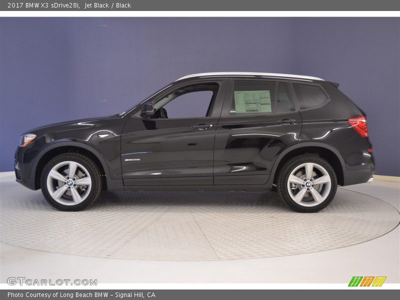 Jet Black / Black 2017 BMW X3 sDrive28i