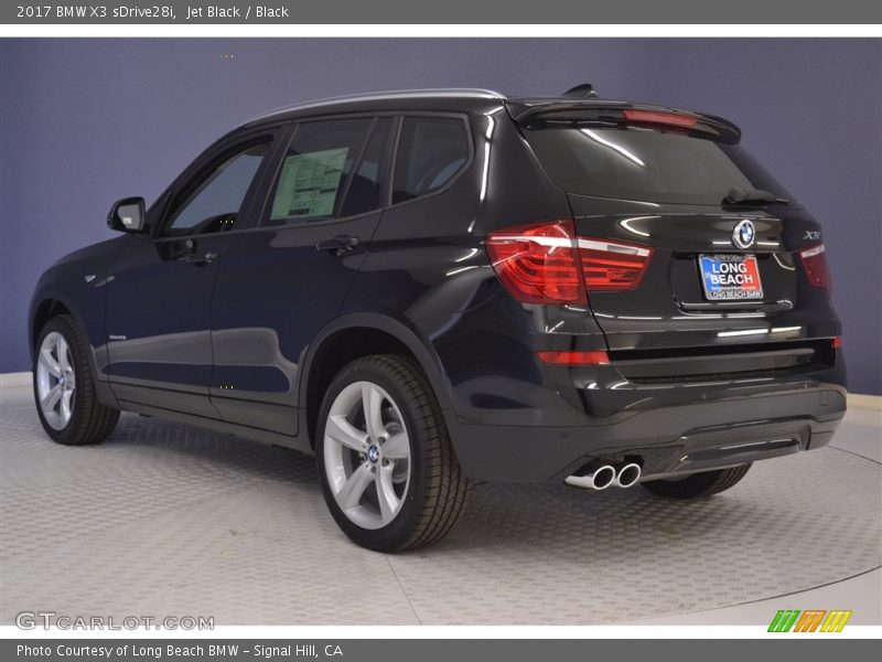 Jet Black / Black 2017 BMW X3 sDrive28i
