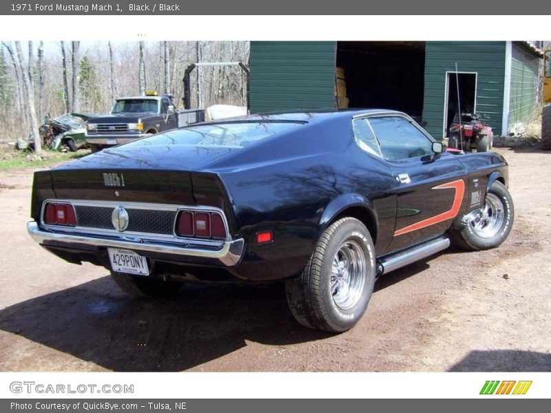 Black / Black 1971 Ford Mustang Mach 1