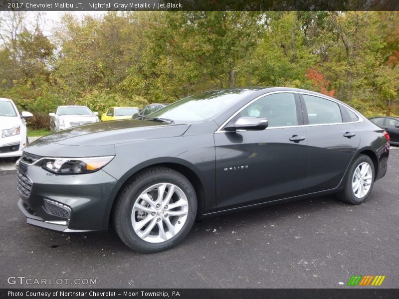 Nightfall Gray Metallic / Jet Black 2017 Chevrolet Malibu LT