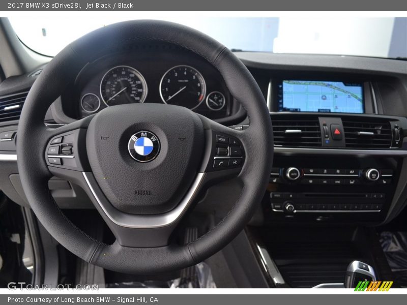 Jet Black / Black 2017 BMW X3 sDrive28i