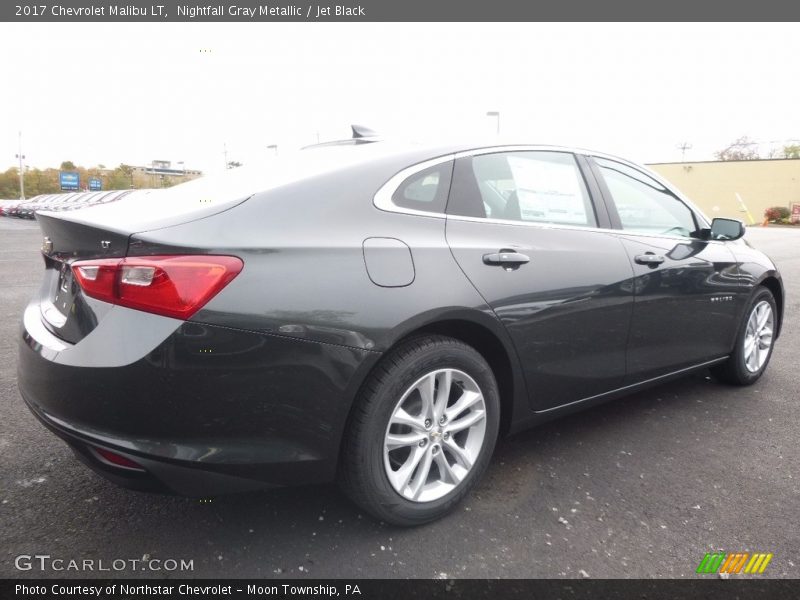 Nightfall Gray Metallic / Jet Black 2017 Chevrolet Malibu LT