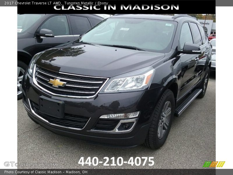 Tungsten Metallic / Ebony 2017 Chevrolet Traverse LT AWD