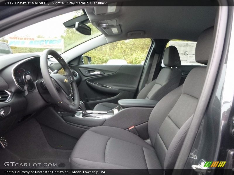 Nightfall Gray Metallic / Jet Black 2017 Chevrolet Malibu LT