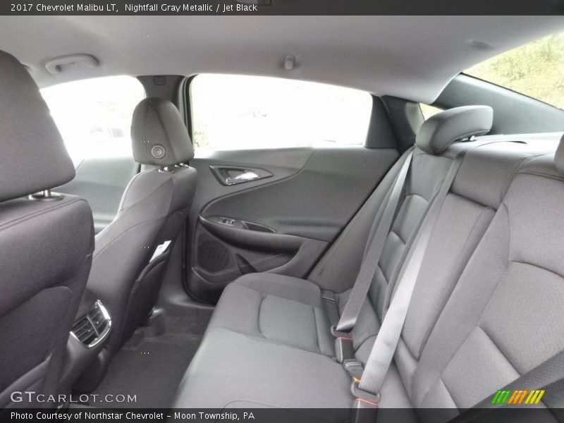 Nightfall Gray Metallic / Jet Black 2017 Chevrolet Malibu LT