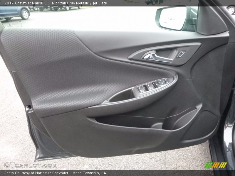 Nightfall Gray Metallic / Jet Black 2017 Chevrolet Malibu LT