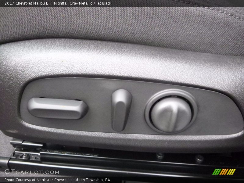 Nightfall Gray Metallic / Jet Black 2017 Chevrolet Malibu LT