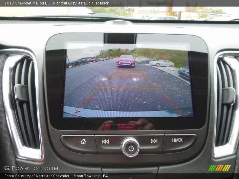 Nightfall Gray Metallic / Jet Black 2017 Chevrolet Malibu LT