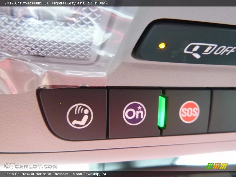 Nightfall Gray Metallic / Jet Black 2017 Chevrolet Malibu LT