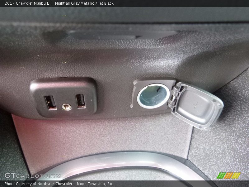 Nightfall Gray Metallic / Jet Black 2017 Chevrolet Malibu LT