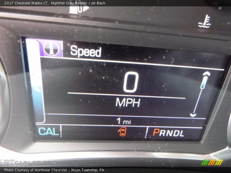 Nightfall Gray Metallic / Jet Black 2017 Chevrolet Malibu LT