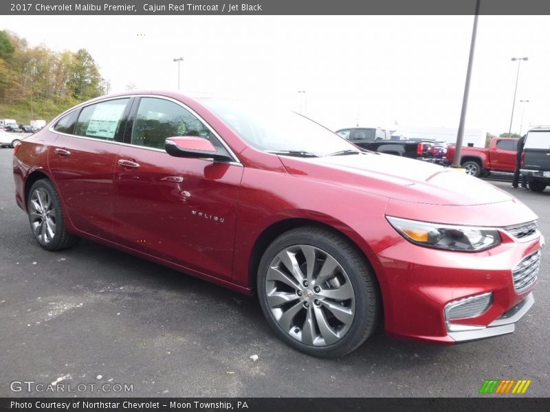 Cajun Red Tintcoat / Jet Black 2017 Chevrolet Malibu Premier