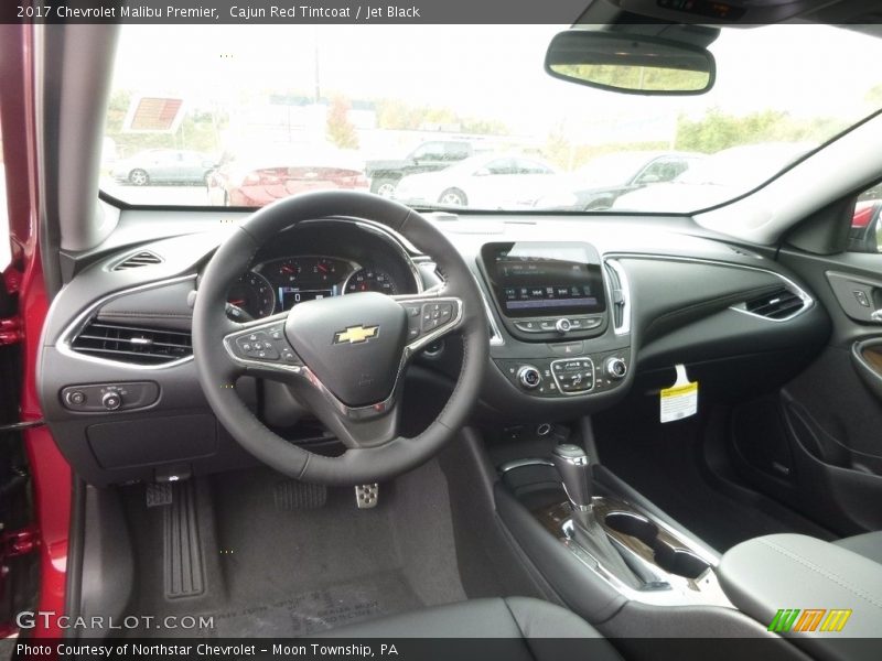 Jet Black Interior - 2017 Malibu Premier 