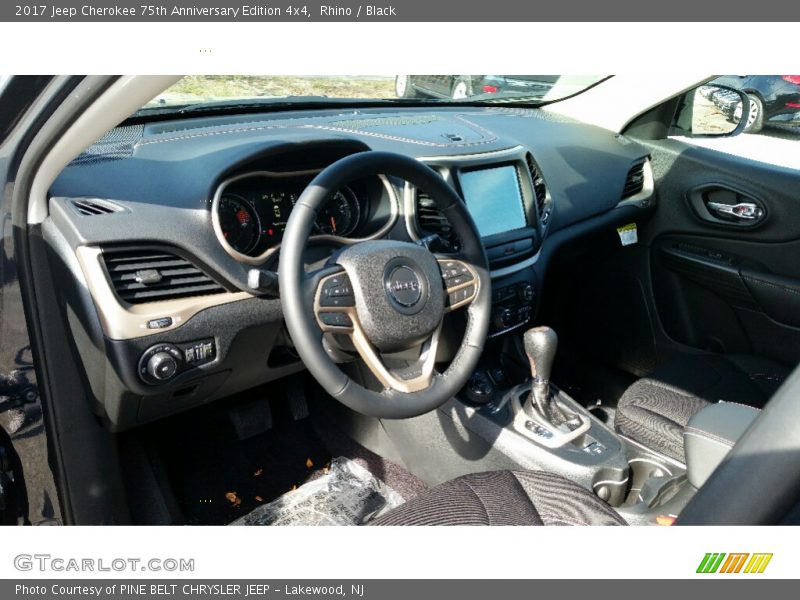 Rhino / Black 2017 Jeep Cherokee 75th Anniversary Edition 4x4