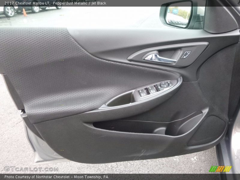 Pepperdust Metallic / Jet Black 2017 Chevrolet Malibu LT