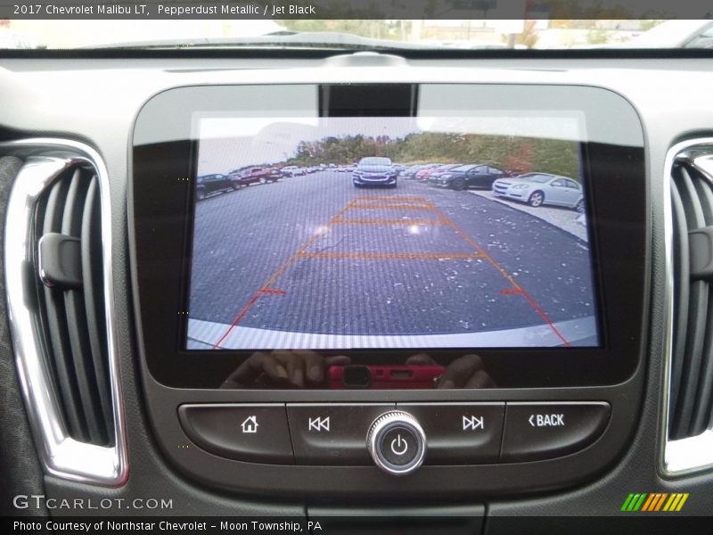 Pepperdust Metallic / Jet Black 2017 Chevrolet Malibu LT