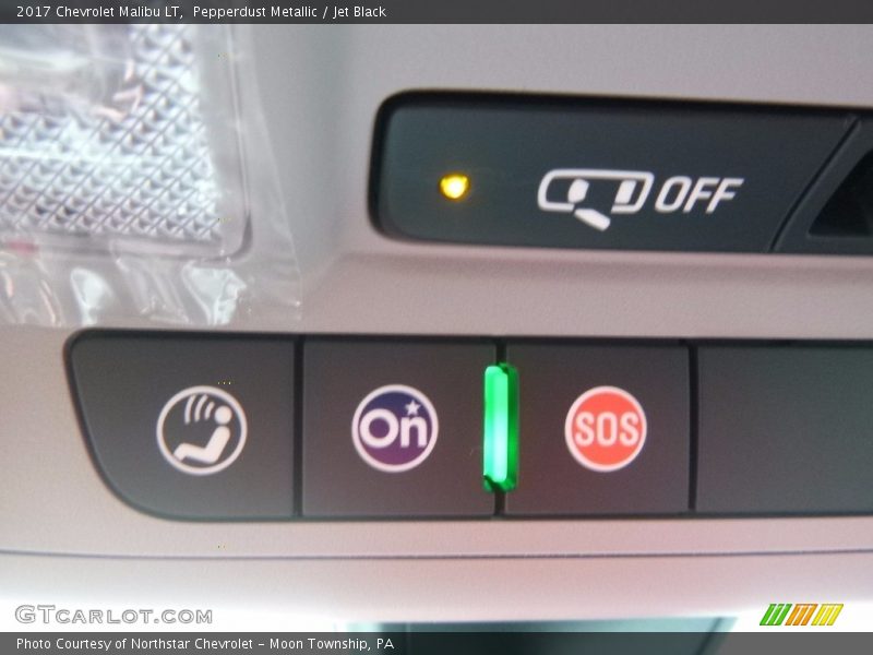 Pepperdust Metallic / Jet Black 2017 Chevrolet Malibu LT